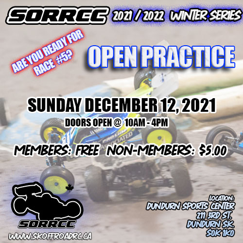 GET READY FOR RACE #5! OPEN PRACTICE!