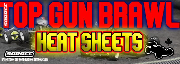TOP GUN BRAWL FINALS HEAT SHEETS
