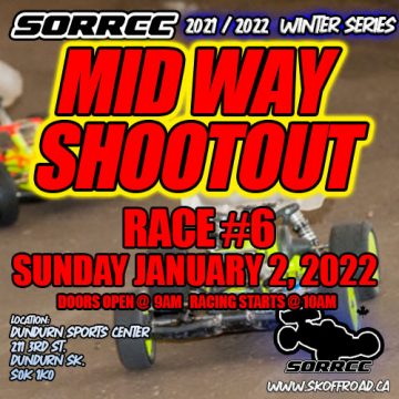 Happy New Year! Race #6 MID WAY SHOOTOUT
