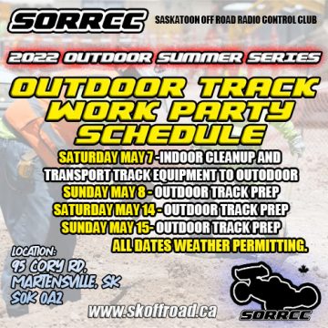 OUTDOOR WORK PARTY SCHEDULE