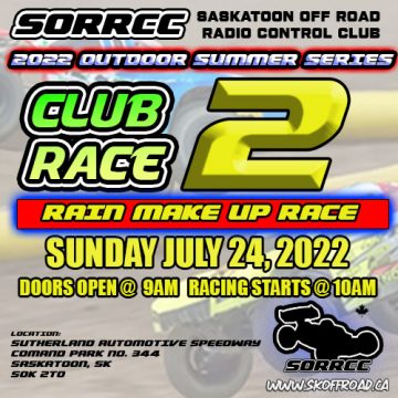 RESCHEDULED RACE!