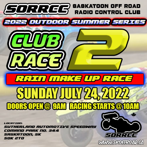 RESCHEDULED RACE!