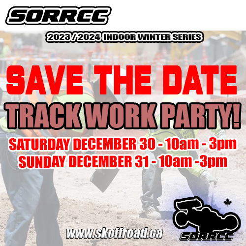 SAVE THE DATE..TRACK WORK PARTY